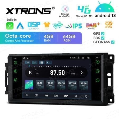 Rádio Xtrons Android 13 7" Octa-Core 4GB 64GB Jeep, Dodge e Chrysler - Image 9