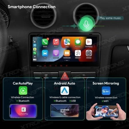 Rádio Xtrons Android 13 8.8" Octa-Core 4GB 64GB Audi A3 8P - Image 13