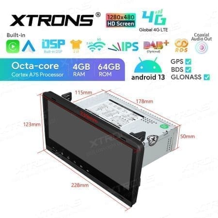 Rádio Xtrons Android 13 8.8" Octa-Core 4GB 64GB Audi A3 8P - Image 9