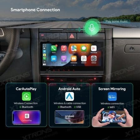 Rádio Xtrons Android 13 8.8" Octa-Core 4GB 64GB Audi A4 B6 B7 Seat Exeo - Image 13