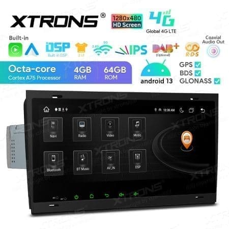 Rádio Xtrons Android 13 8.8" Octa-Core 4GB 64GB Audi A4 B6 B7 Seat Exeo - Image 7