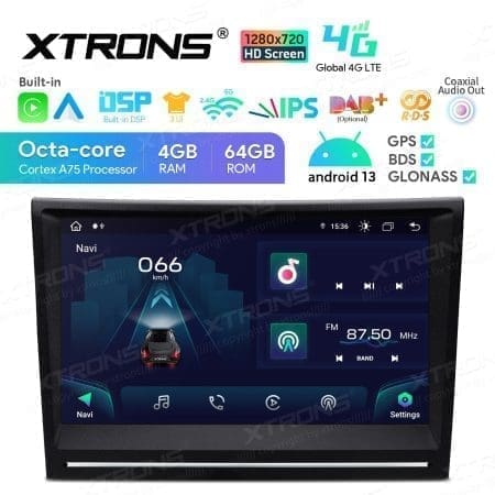 Rádio Xtrons Android 13 8" Octa Core 4GB 64GB Porsche 911 Cayman Boxter 2005+