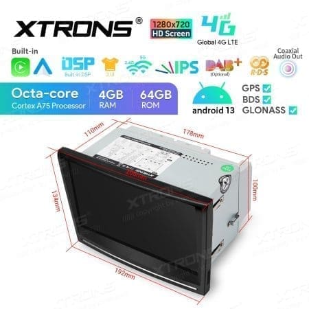 Rádio Xtrons Android 13 8" Octa Core 4GB 64GB Porsche 911 Cayman Boxter 2005+ - Image 11