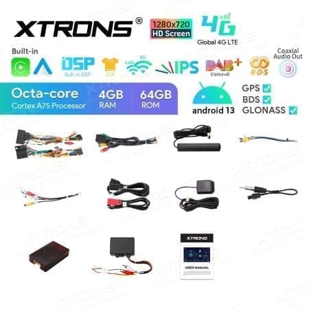 Rádio Xtrons Android 13 8" Octa Core 4GB 64GB Porsche 911 Cayman Boxter 2005+ - Image 12