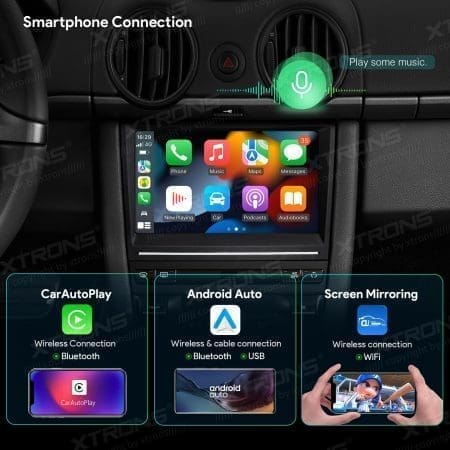 Rádio Xtrons Android 13 8" Octa Core 4GB 64GB Porsche 911 Cayman Boxter 2005+ - Image 14