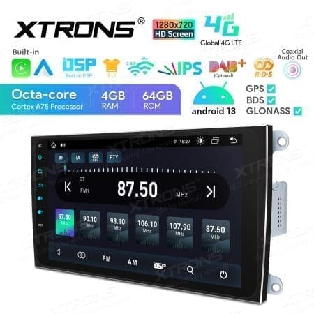 Rádio Xtrons Android 13 9" Octa-core 4GB 64GB Porsche Cayenne 2003-2010 - Image 9