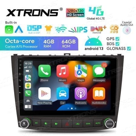 Rádio Xtrons Android 13 10.1" Octa-Core 4GB 64GB Lexus IS200/IS220/IS250/IS300/IS350 Saloon 2006-2012 - Image 5