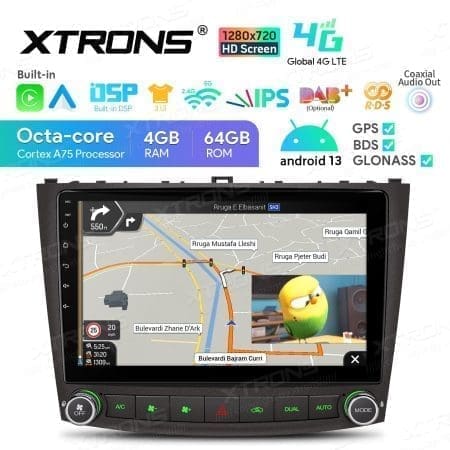 Rádio Xtrons Android 13 10.1" Octa-Core 4GB 64GB Lexus IS200/IS220/IS250/IS300/IS350 Saloon 2006-2012 - Image 7