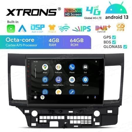 Rádio Xtrons Android 13 10.1" Octa-core Mitsubishi Lancer Evolution 4GB 64GB 2007-2017 - Image 6