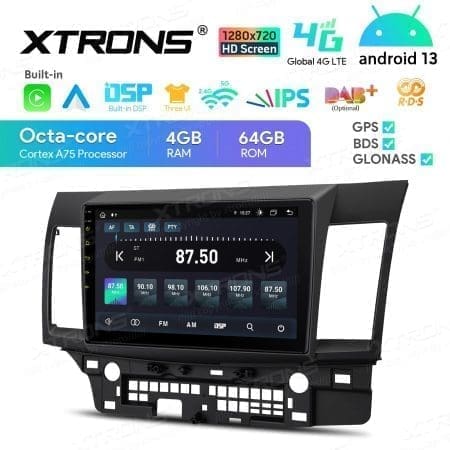 Rádio Xtrons Android 13 10.1" Octa-core Mitsubishi Lancer Evolution 4GB 64GB 2007-2017 - Image 9