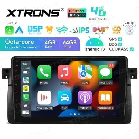 Rádio Xtrons Android 13 9" Octa-core 4GB 64GB BMW Série 3 E46 Rover 75 MG ZT - Image 5