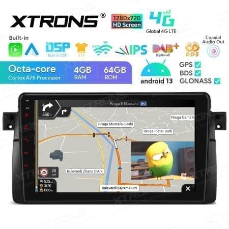 Rádio Xtrons Android 13 9" Octa-core 4GB 64GB BMW Série 3 E46 Rover 75 MG ZT - Image 7