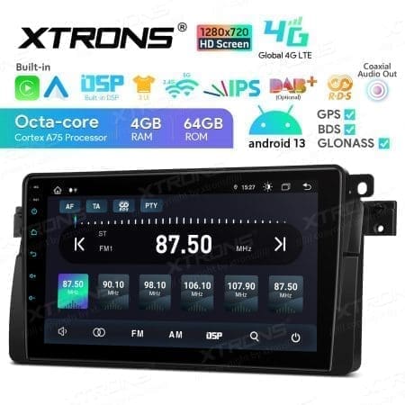 Rádio Xtrons Android 13 9" Octa-core 4GB 64GB BMW Série 3 E46 Rover 75 MG ZT - Image 9
