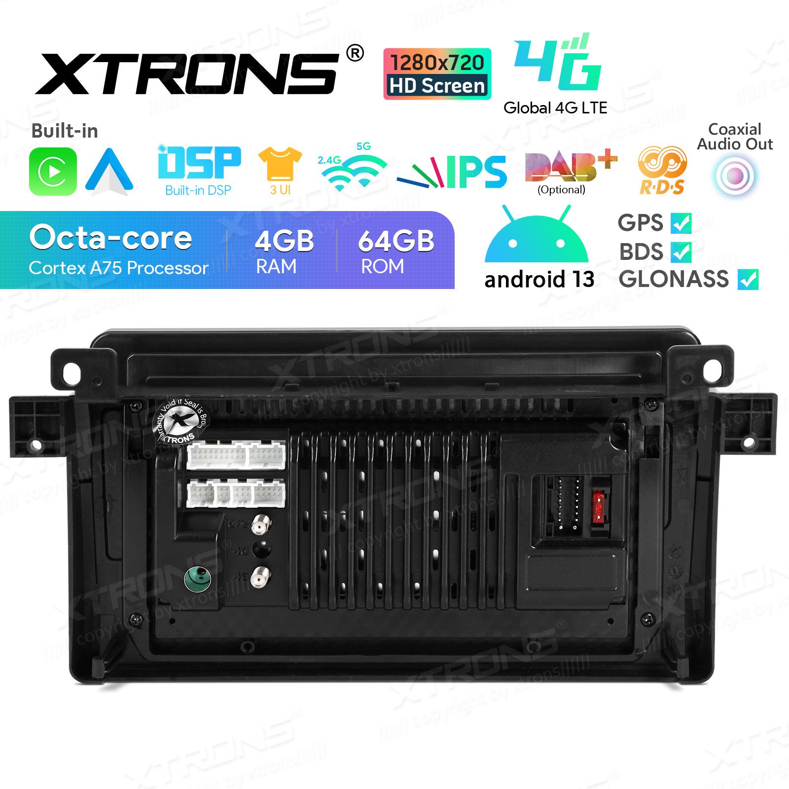 Rádio Xtrons Android 13 9" Octa-core 4GB 64GB BMW Série 3 E46 Rover 75 MG ZT - Image 5