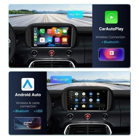 Rádio Xtrons Android 13 9" Octa-core 4GB 64GB Fiat 500X 2015-2020 - Image 15