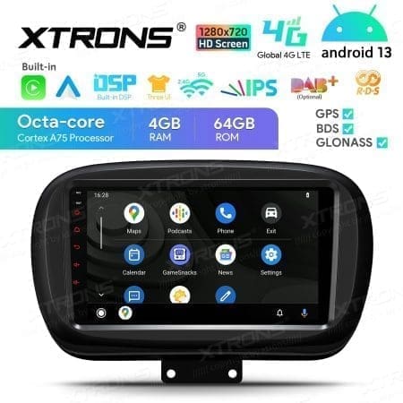 Rádio Xtrons Android 13 9" Octa-core 4GB 64GB Fiat 500X 2015-2020 - Image 6
