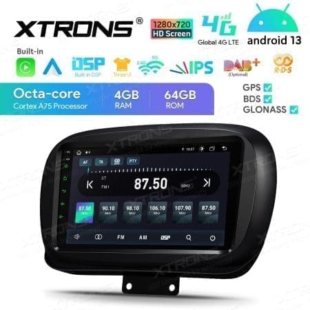 Rádio Xtrons Android 13 9" Octa-core 4GB 64GB Fiat 500X 2015-2020 - Image 9