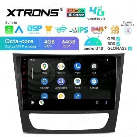 Rádio Xtrons Android 13 9" Octa-Core 4GB 64GB Mercedes E-Class W211 2002-2008 CLS Class W219 2005-2006 - Image 6