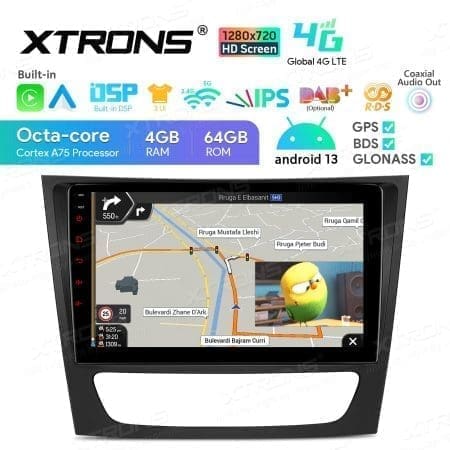 Rádio Xtrons Android 13 9" Octa-Core 4GB 64GB Mercedes E-Class W211 2002-2008 CLS Class W219 2005-2006 - Image 7
