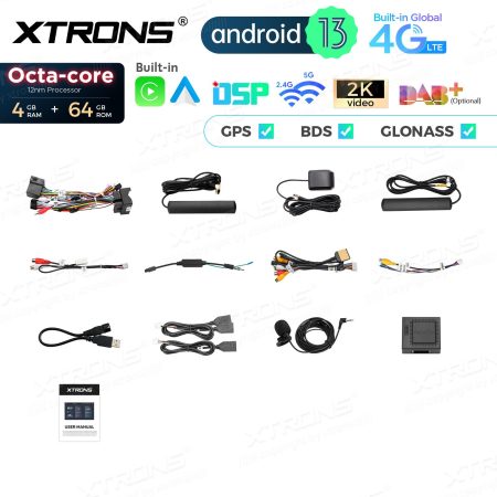 Rádio Xtrons Android 13 7" Octa-Core VW Skoda e Seat 4GB 64GB - Image 13