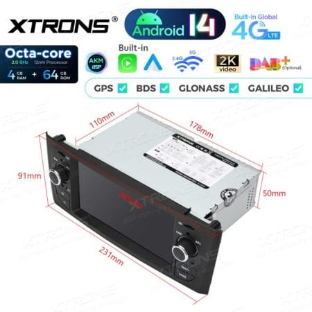 Rádio Xtrons Android 14 6.1" Octa-Core 4GB 64GB Fiat Grande Punto (2005-2009) Linea (2007-2011) - Image 11