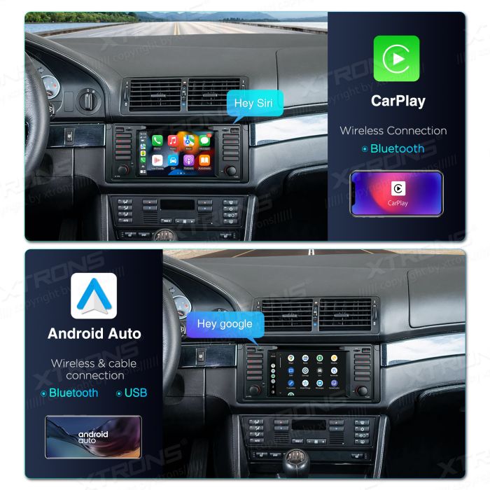 Rádio Xtrons Android 14 7" Octa-Core BMW E39 (1995-2003) 4GB 64GB com leitor CD/DVD - Image 13