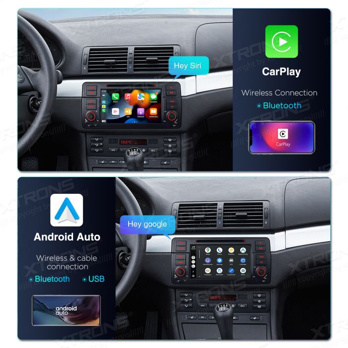 Rádio Xtrons Android 14 7" Octa-core BMW E46 (98-06) Rover 75 (99-05) MG ZT (01-05) 4GB 64GB com leitor de CD/DVD - Image 13