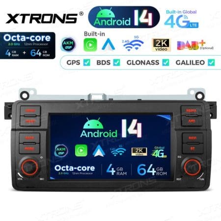 Rádio Android 14 7" Octa-core  BMW  E46 (98-06) Rover 75 (99-05) MG ZT  (01-05) 4GB 64GB - Image 5
