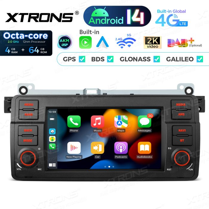 Rádio Android 14 7" Octa-core BMW E46 (98-06) Rover 75 (99-05) MG ZT (01-05) 4GB 64GB - Image 5