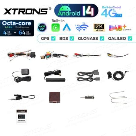 Rádio Xtrons Android 14 7" Octa-Core Fiat Ducato (2011-2015) 4GB 64GB - Image 14