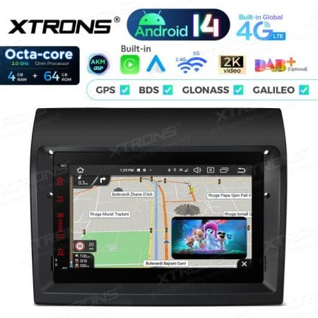 Rádio Xtrons Android 14 7" Octa-Core Fiat Ducato (2011-2015) 4GB 64GB - Image 8