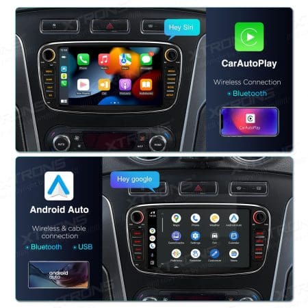 Rádio Xtrons Android 14 7" Octa-Core 4GB 64GB Ford Focus Mondeo C-Max (2008-2011) - Image 3