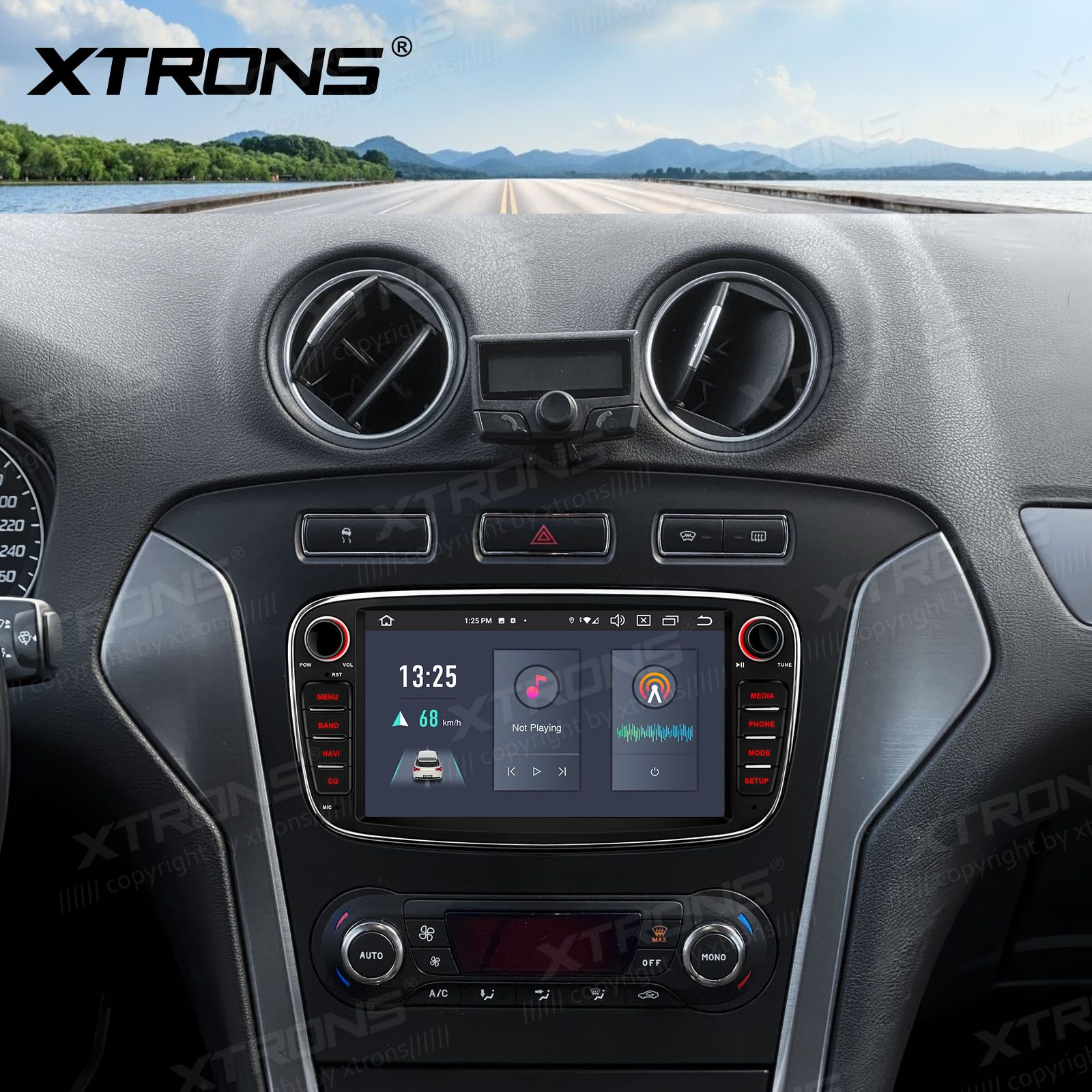 Rádio Xtrons Android 14 7" Octa-Core 4GB 64GB Ford Focus Mondeo C-Max (2008-2011) - Image 8