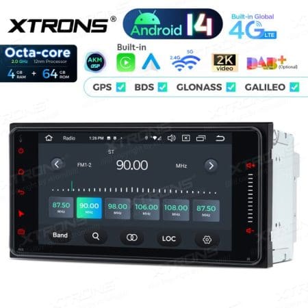 Rádio Xtrons Android 14 7" Octa-Core 4GB 64GB Toyota RAV4 Corolla Hilux (2001-2011) - Image 9