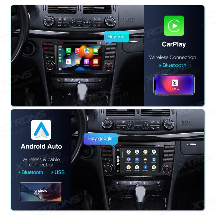 Rádio Xtrons Android 14 7" Octa-Core Mercedes-Benz E-W211 (2002-2008) CLS W219 (2005-2006) 4GB 64GB - Image 13