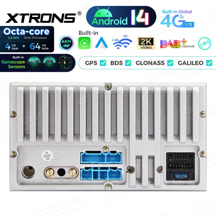 Rádio Xtrons Android 14 7" Octa-Core Mercedes A W169 B W245 Viano Vito W639 Sprinter W906 VW Crafter 7" - Image 9