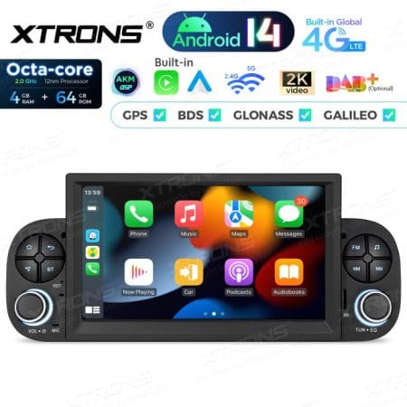 Rádio Xtrons Android 14 7" Octa-Core 4GB 64GB Fiat Panda (2013-2020) - Image 6
