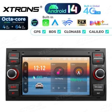 Rádio Xtrons Android 14 7" Octa-Core Ford Focus Transit Fiesta (2005-2008) 4GB 64GB - Image 3