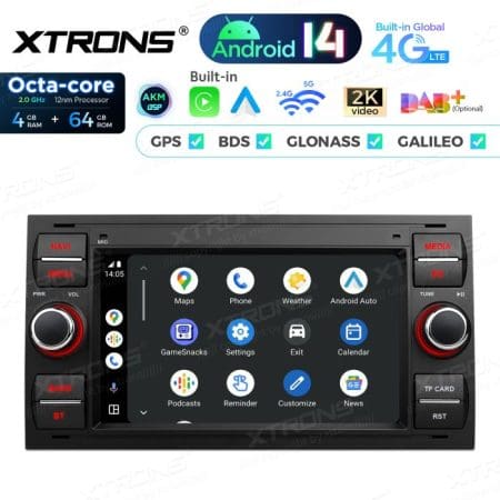 Rádio Xtrons Android 14 7" Octa-Core Ford Focus Transit Fiesta (2005-2008) 4GB 64GB - Image 7
