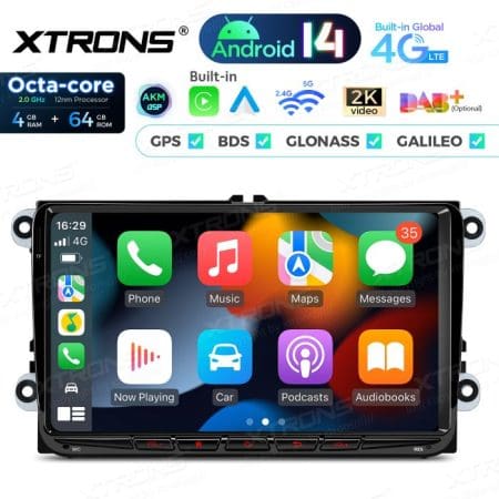 Rádio Android 14 9" Octa-Core VW, Skoda e Seat 4GB 64GB - Image 6