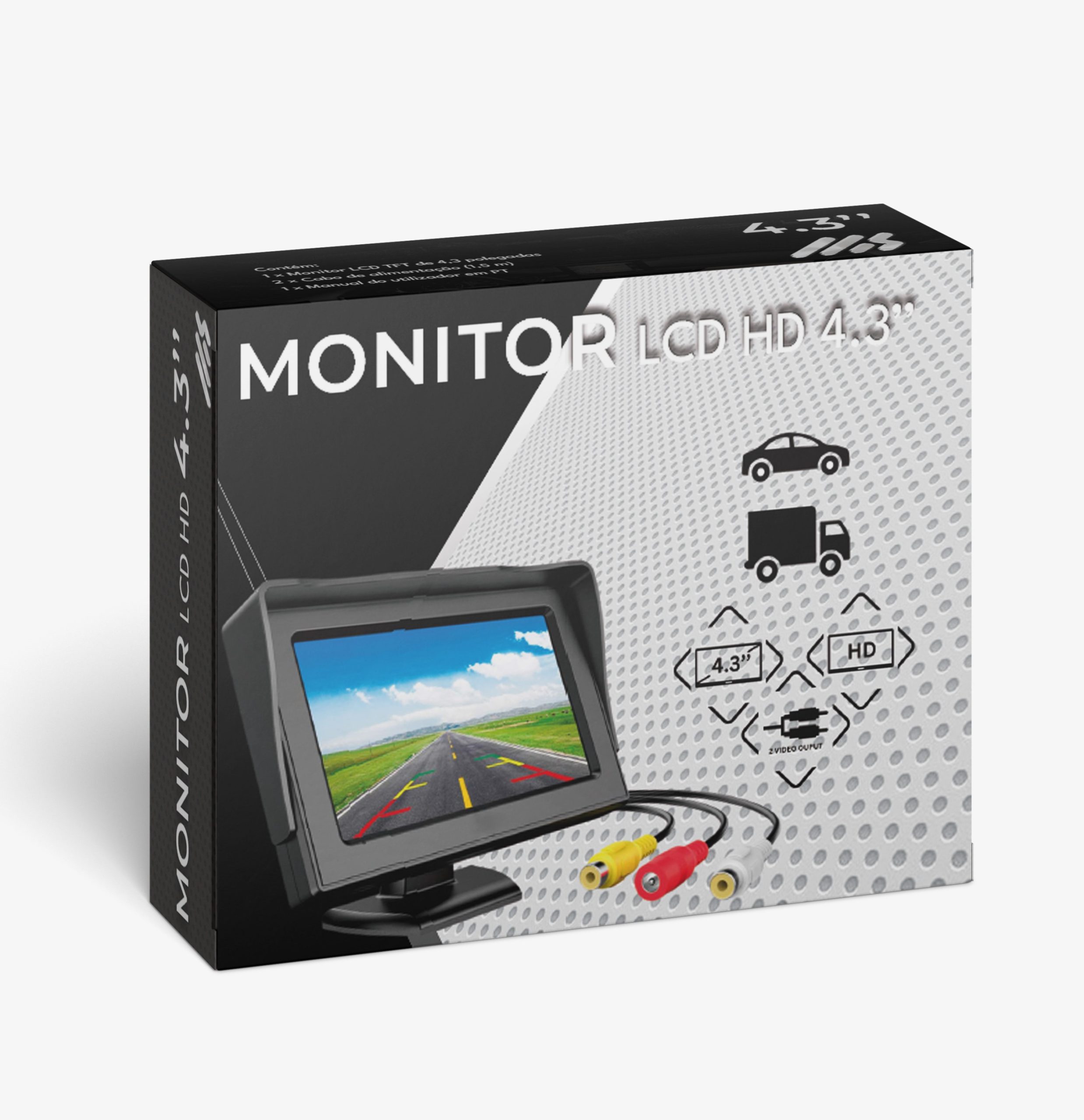 Monitor Auto LCD 4.3" DTC-M4302