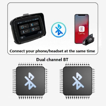 Monitor Android Auto e Apple CarPlay 5" Mota Universal - Image 6