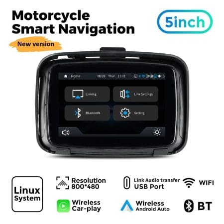 Monitor Android Auto e Apple CarPlay 5" Mota Universal - Image 8