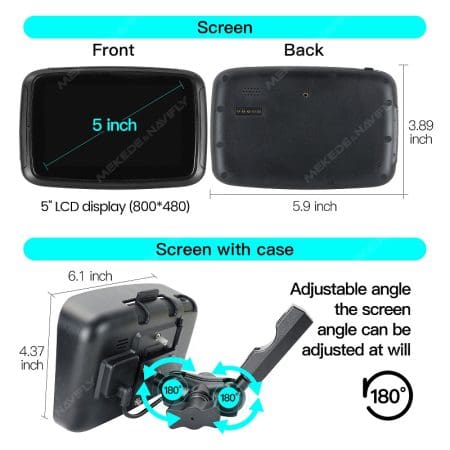Monitor Android Auto e Apple CarPlay 5" Mota Universal - Image 9